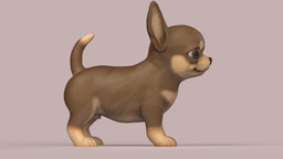 Cute Puppy Chihuahua 3d model