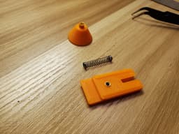 Latch & Knob for Eibos Filament Dryer 3d model
