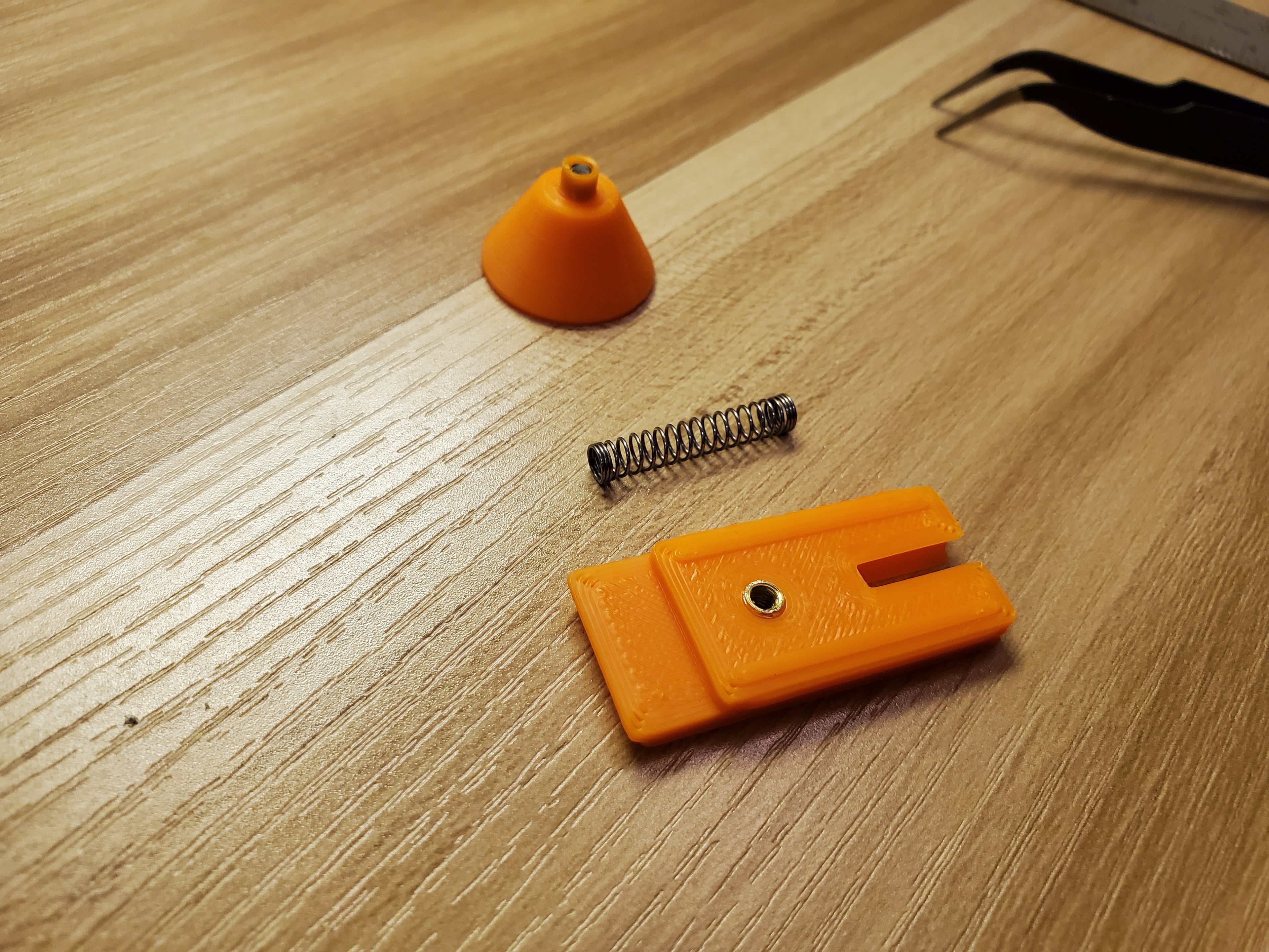 Latch & Knob for Eibos Filament Dryer 3d model
