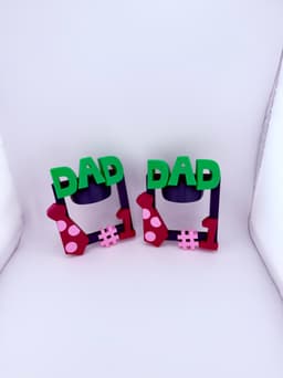 Number 1 Dad Goose Gear for Porch Goose 3d model