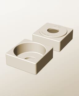 CS96-40-P Stackable pierced component box for creative makers 3d model