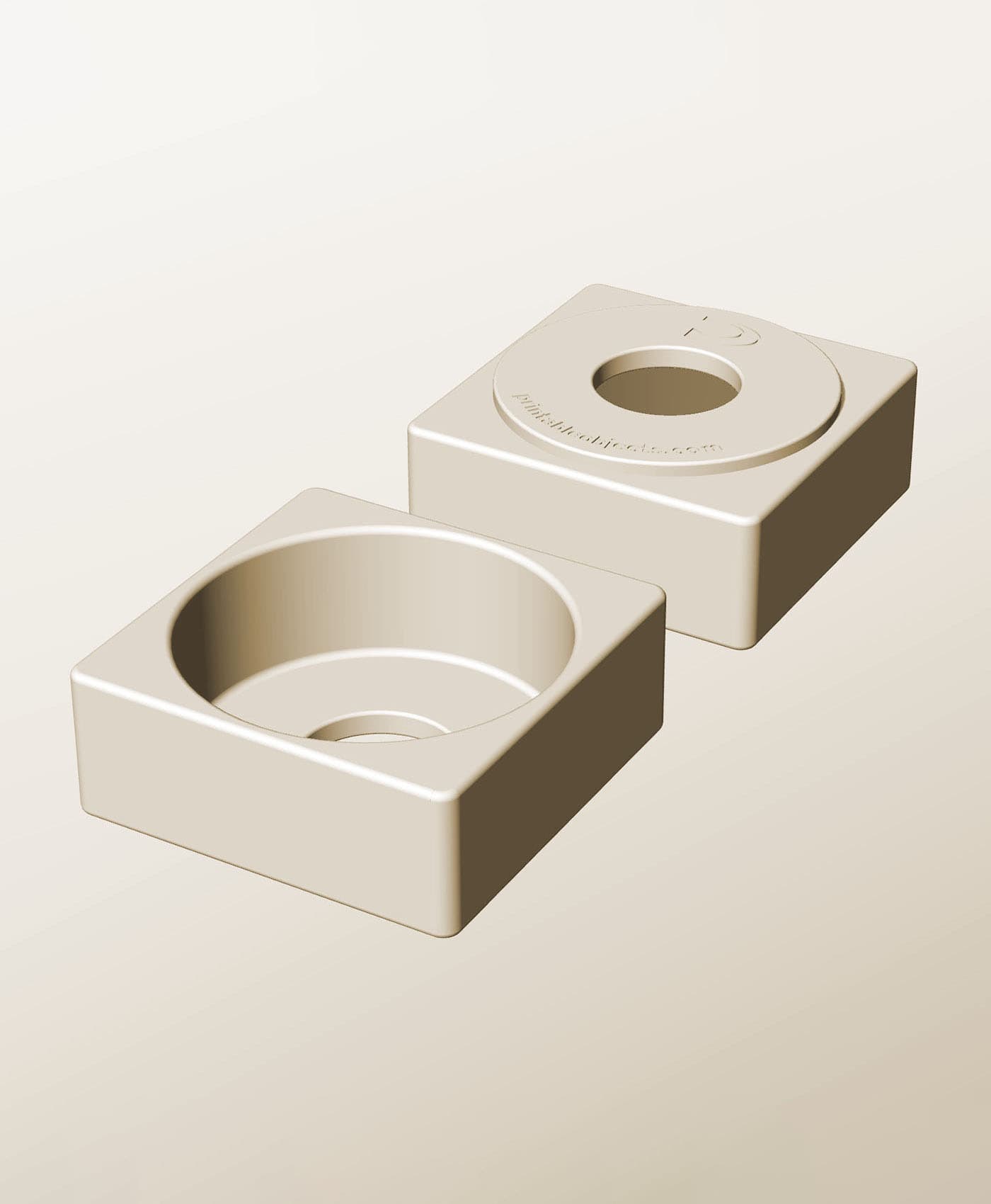 CS96-40-P Stackable pierced component box for creative makers 3d model