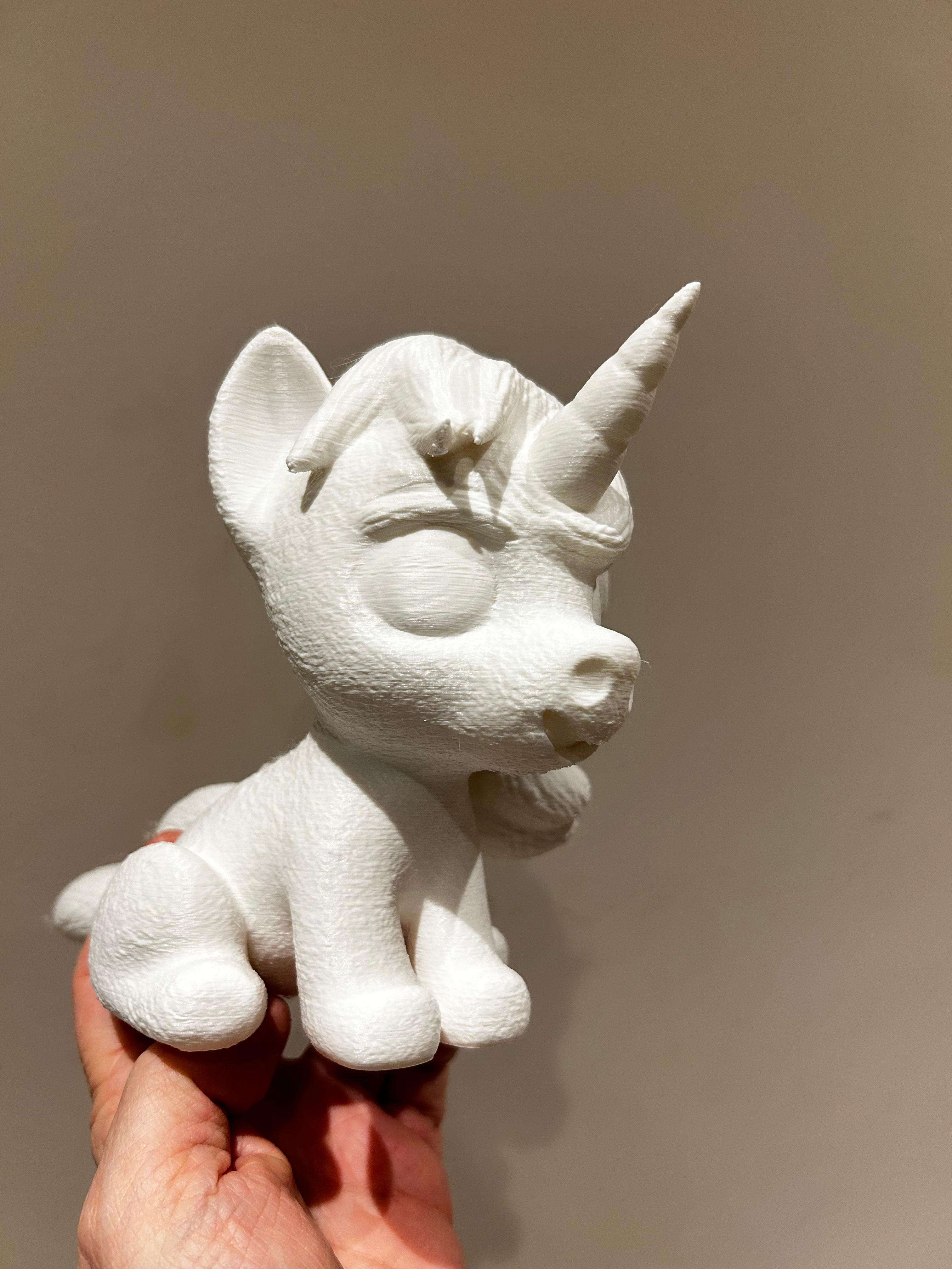 Unicorn sculpture 3d model
