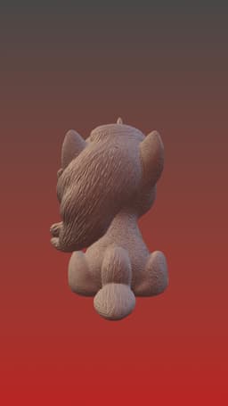 Unicorn sculpture 3d model