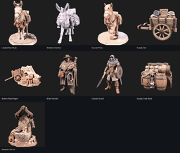 Iris and Orin - Caravan Essentials STL Pack 3d model