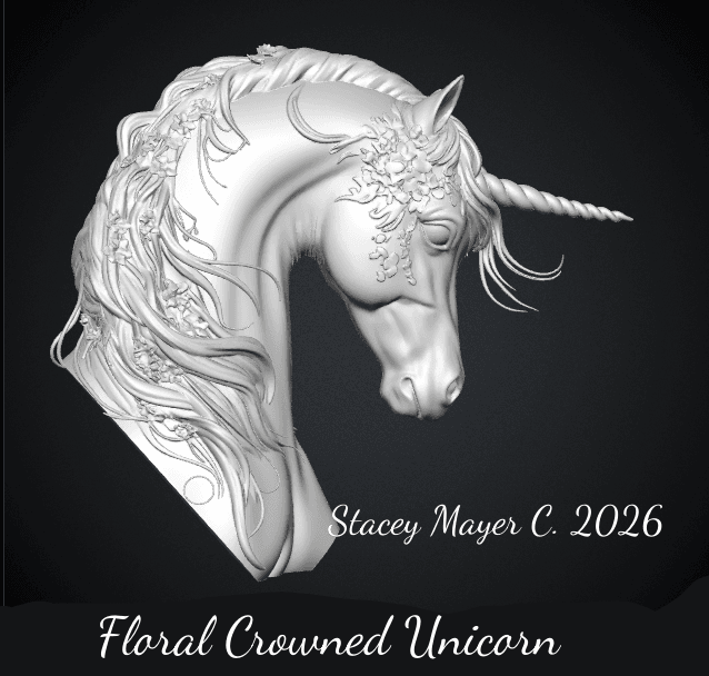 Garden Unicorn 3d model