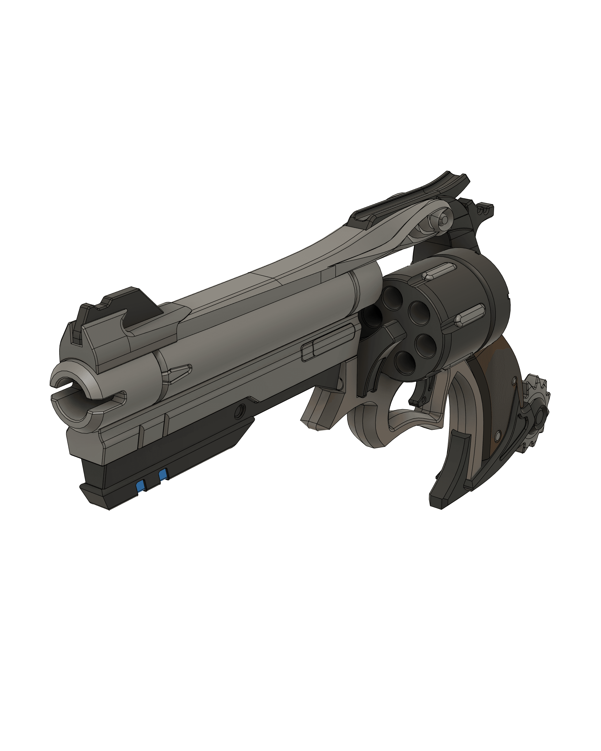 Overwatch McCree PeaceKeeper 3d model