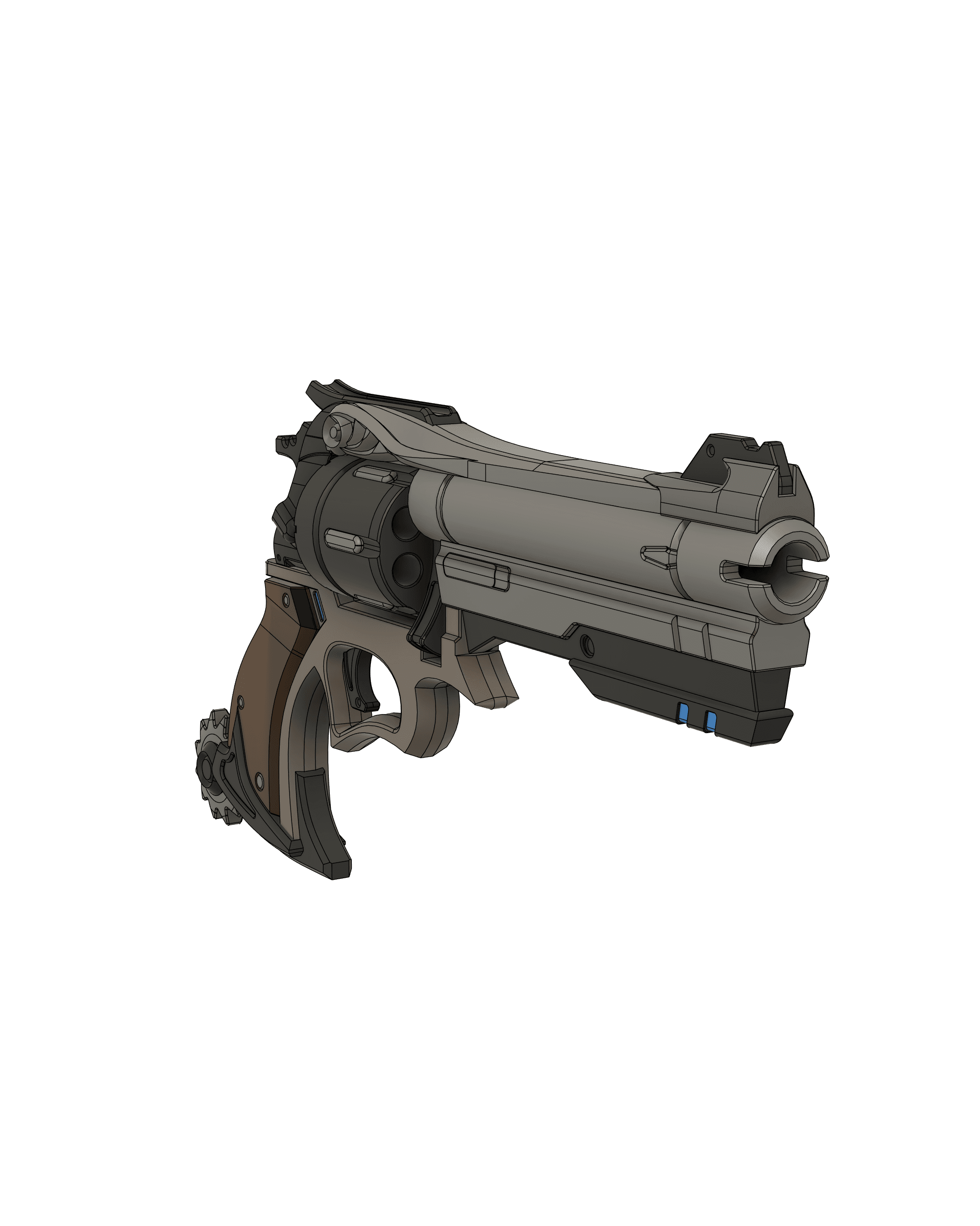 Overwatch McCree PeaceKeeper 3d model