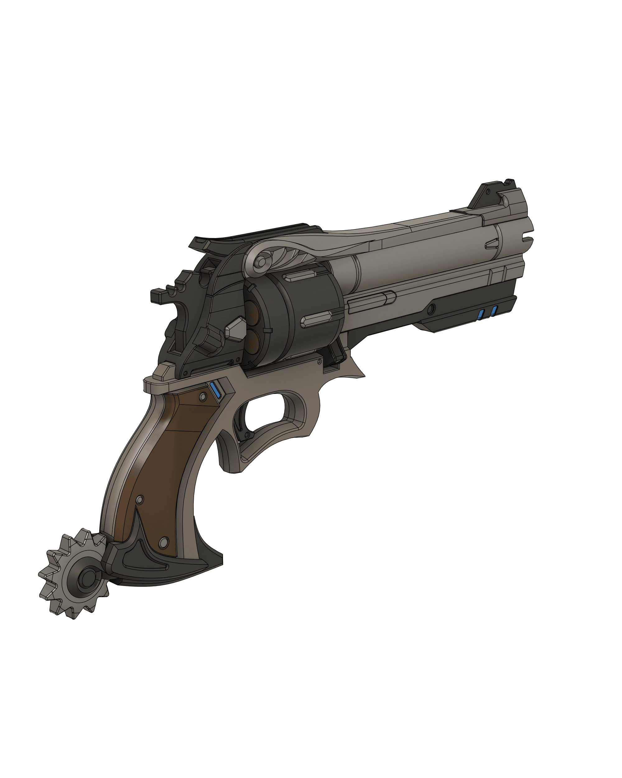Overwatch McCree PeaceKeeper 3d model
