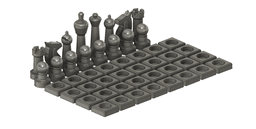 Mini Magnetic Chess 3d model