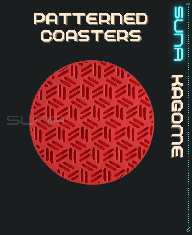 Coaster - Kagome / Basketweave 3d model