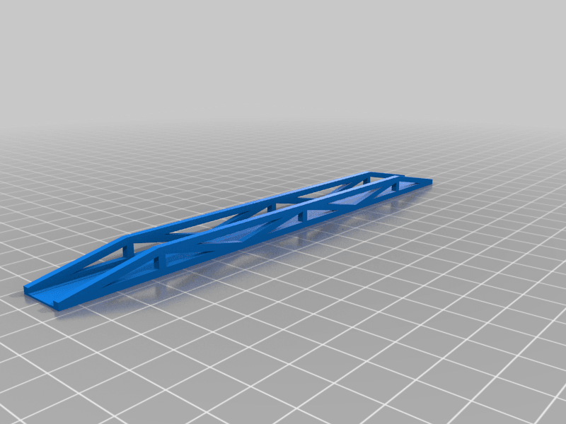 Warren With Verticals Bridge 3d model