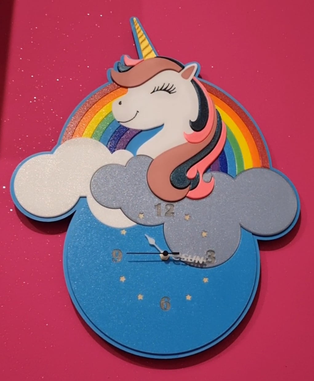 OROLOGIO UNICORNO COMPLETO.3mf 3d model