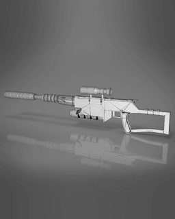 773 Firepuncher Rifle - Clone Wars 3d model