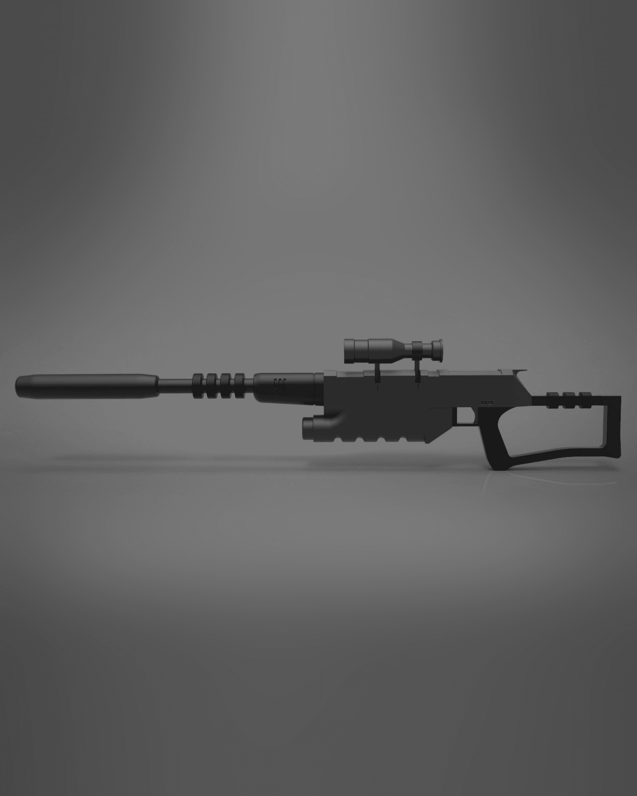 773 Firepuncher Rifle - Clone Wars 3d model