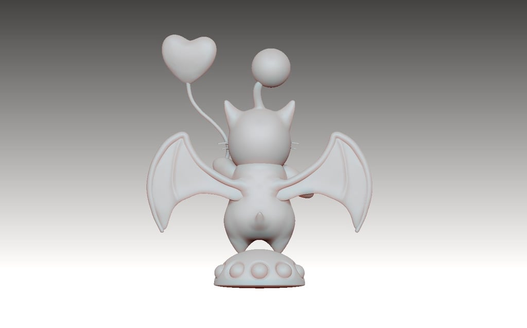Final fantasy - Moogle Model 3d model