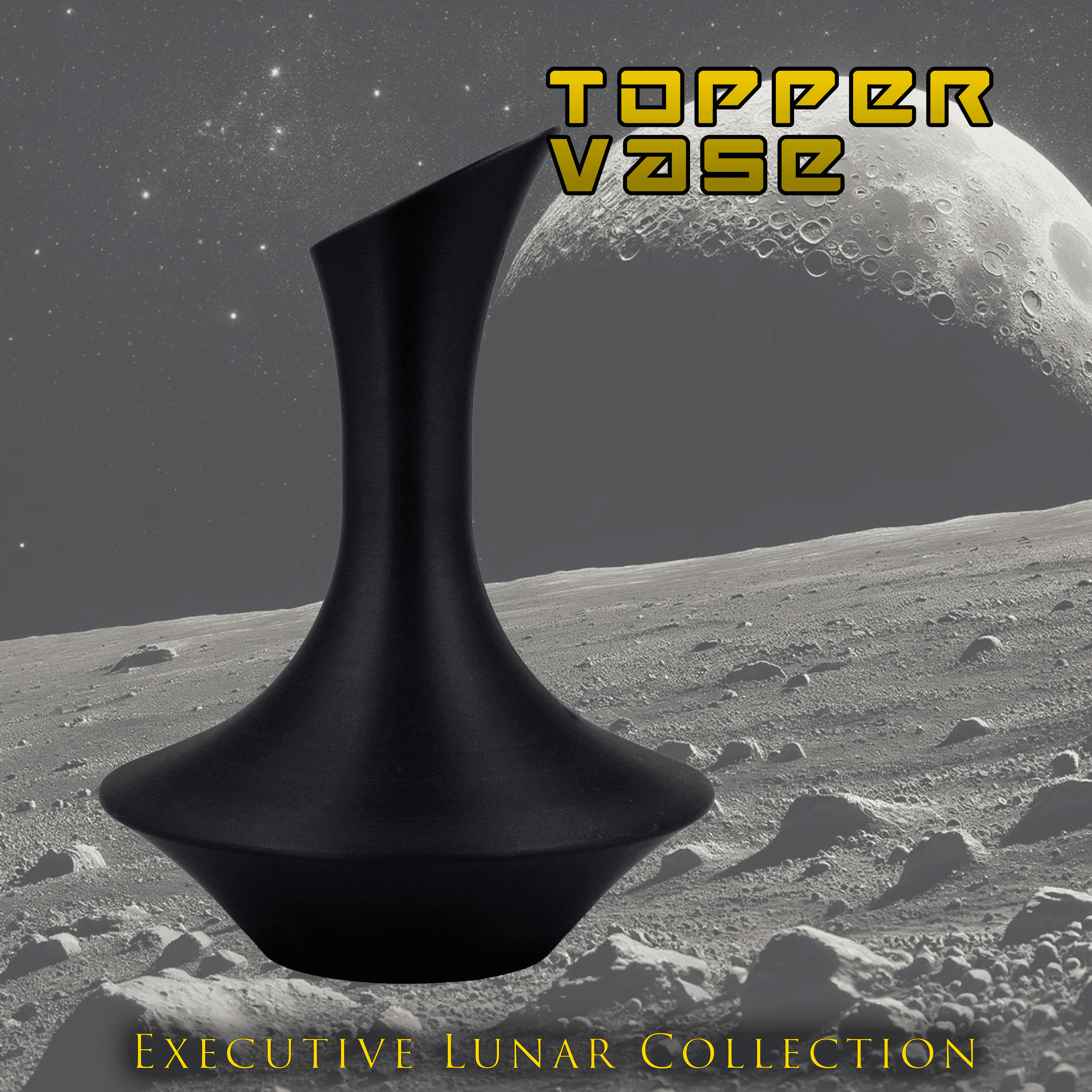 Topper Vase - Executive Lunar Collection 3d model