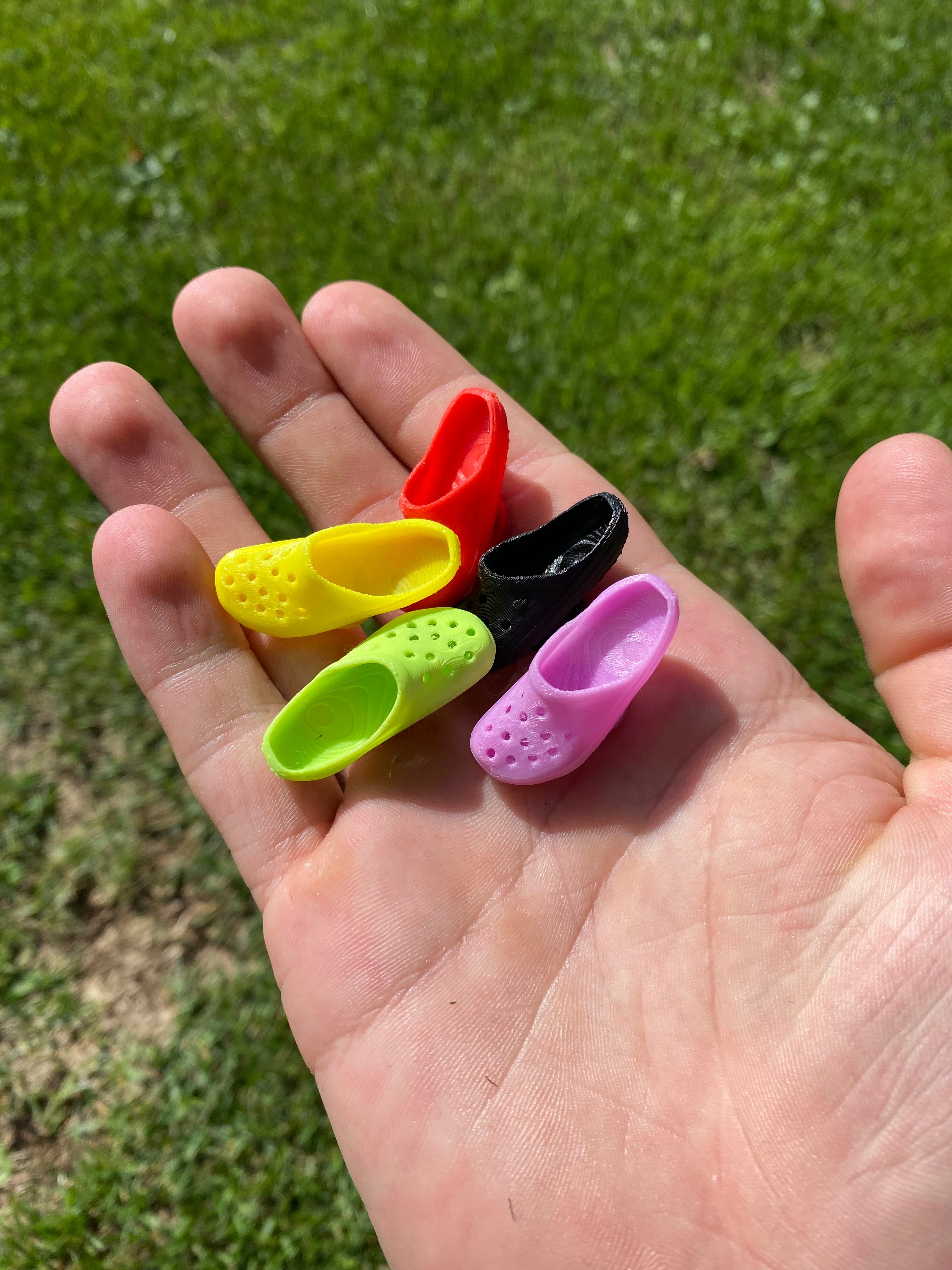 Mini Crocs charm 3d model