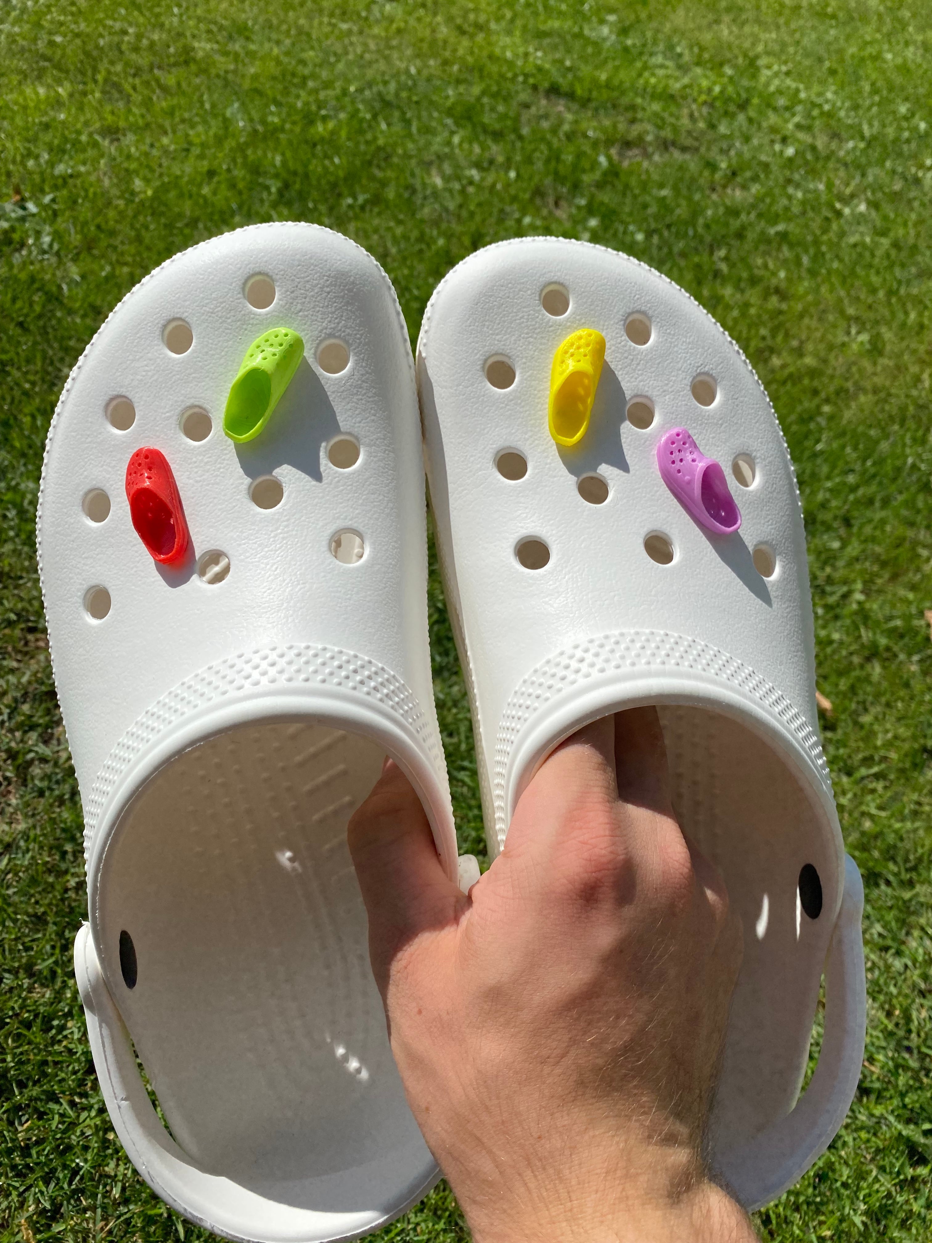 Mini Crocs charm 3d model