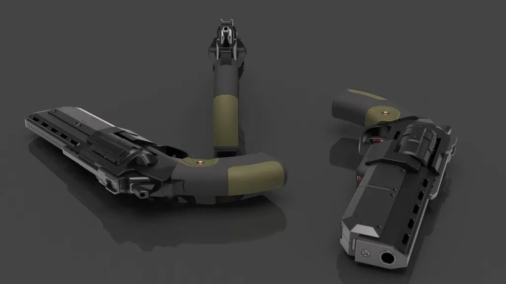 3DWORKBENCH Revolver 3d model