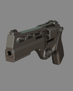 Chiappa Rhino 50DS - High-Detail 3D Printable Replica 3d model