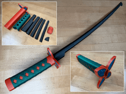 Shinobu's Collapsing Sword 3d model