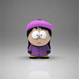 Wendy -South Park 3d model