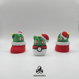 Bulbasaur Christmas Clicker 3d model