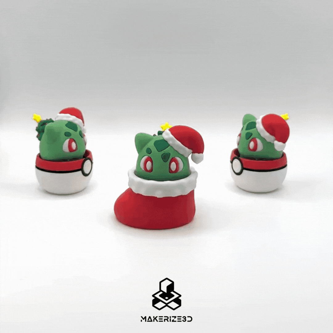 Bulbasaur Christmas Clicker 3d model