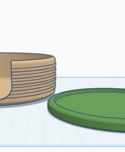 Coaster Set 3d model