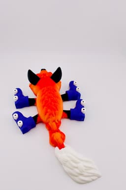 Fox Roller Skate Flexi 3d model