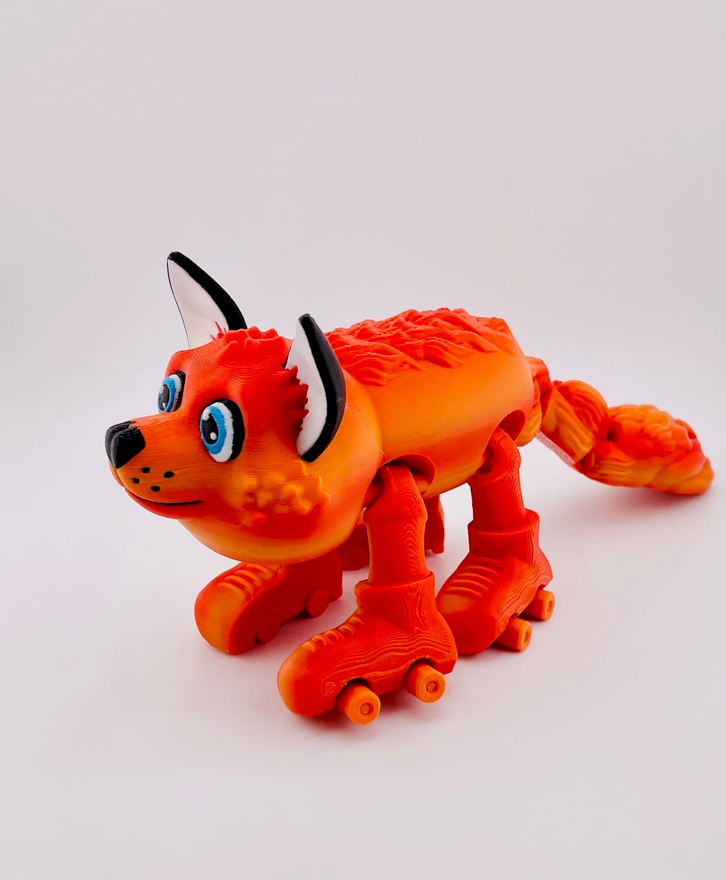 Fox Roller Skate Flexi 3d model