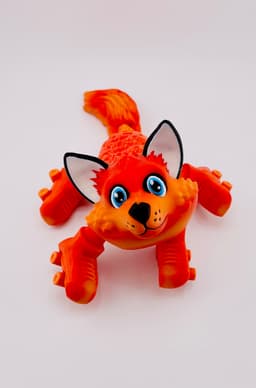 Fox Roller Skate Flexi 3d model