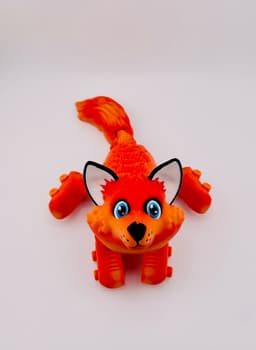 Fox Roller Skate Flexi 3d model