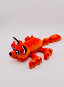 Fox Roller Skate Flexi 3d model