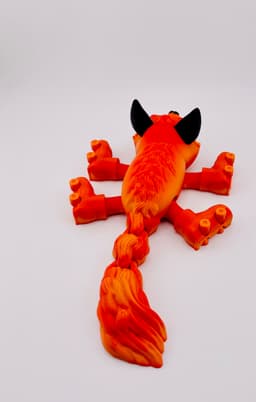 Fox Roller Skate Flexi 3d model