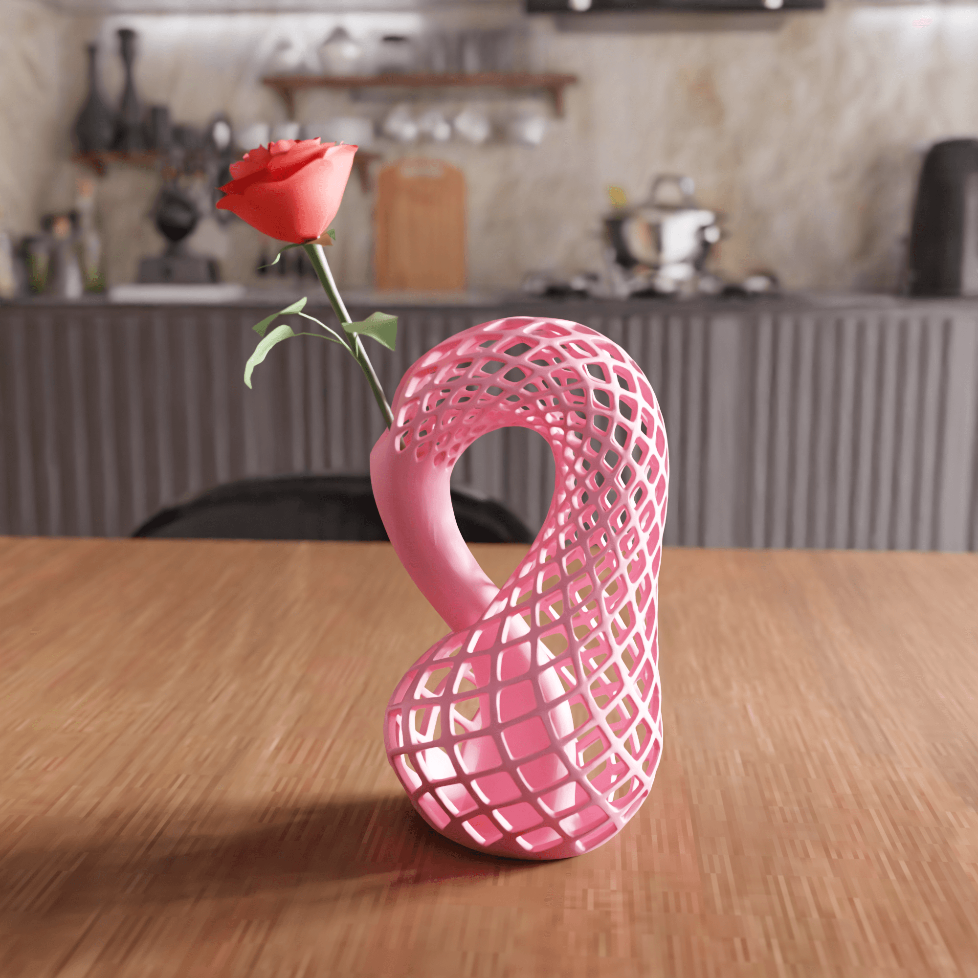 Klein Bottle Mesh Vase 3d model
