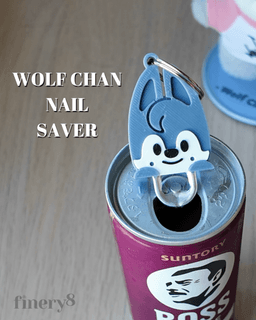 Wolf Chan Nail Saver Keychain 3d model