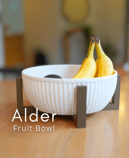 Alder Fruit Bowl 3d model
