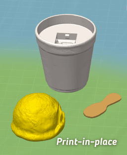 Italian Ice Clicker - Water Ice Fidget - Ludo Food 3d model