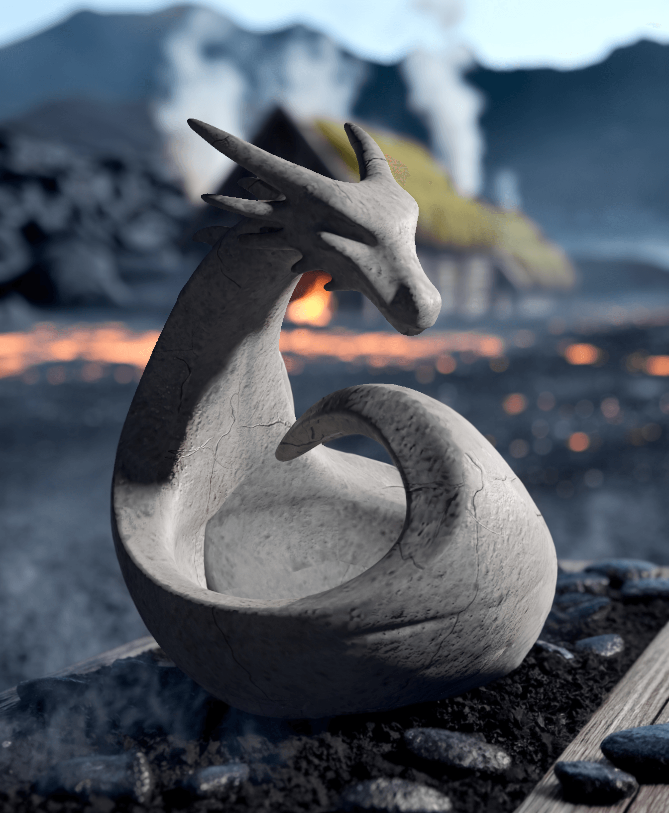 Dragon Bowl 3d model