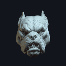 Tarek DreadBone v3 Action Figure Head 3d model