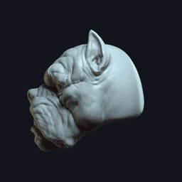 Tarek DreadBone v3 Action Figure Head 3d model