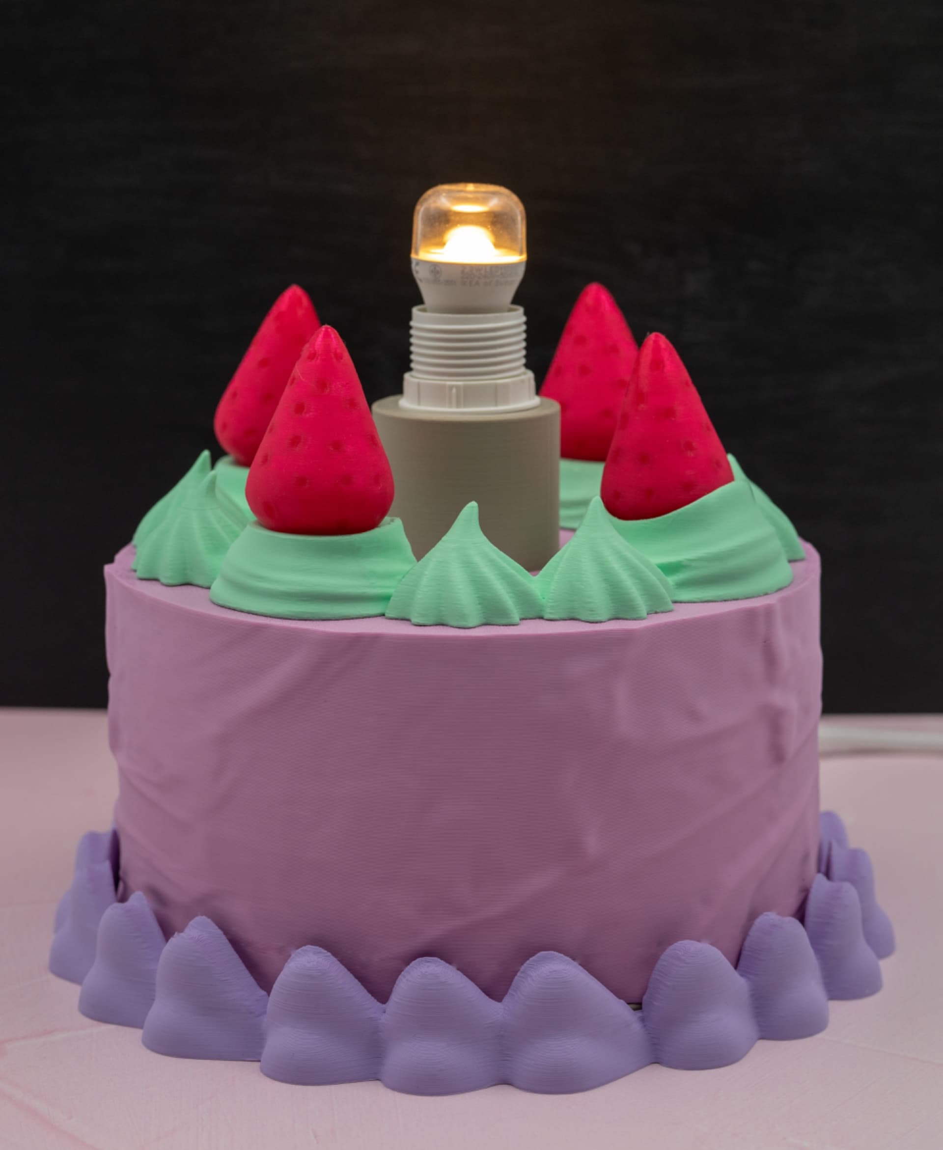 Cake Lamp 3d model