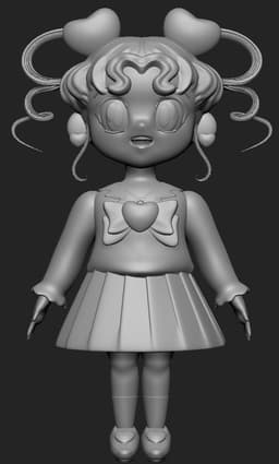 Sailor moon - ChibiChibi 3d model
