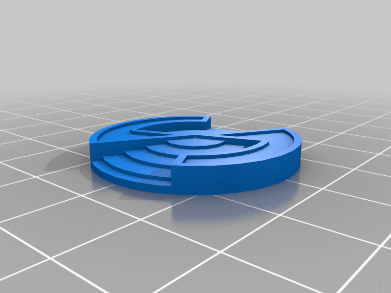 Captain Scarlet Pin 3d model