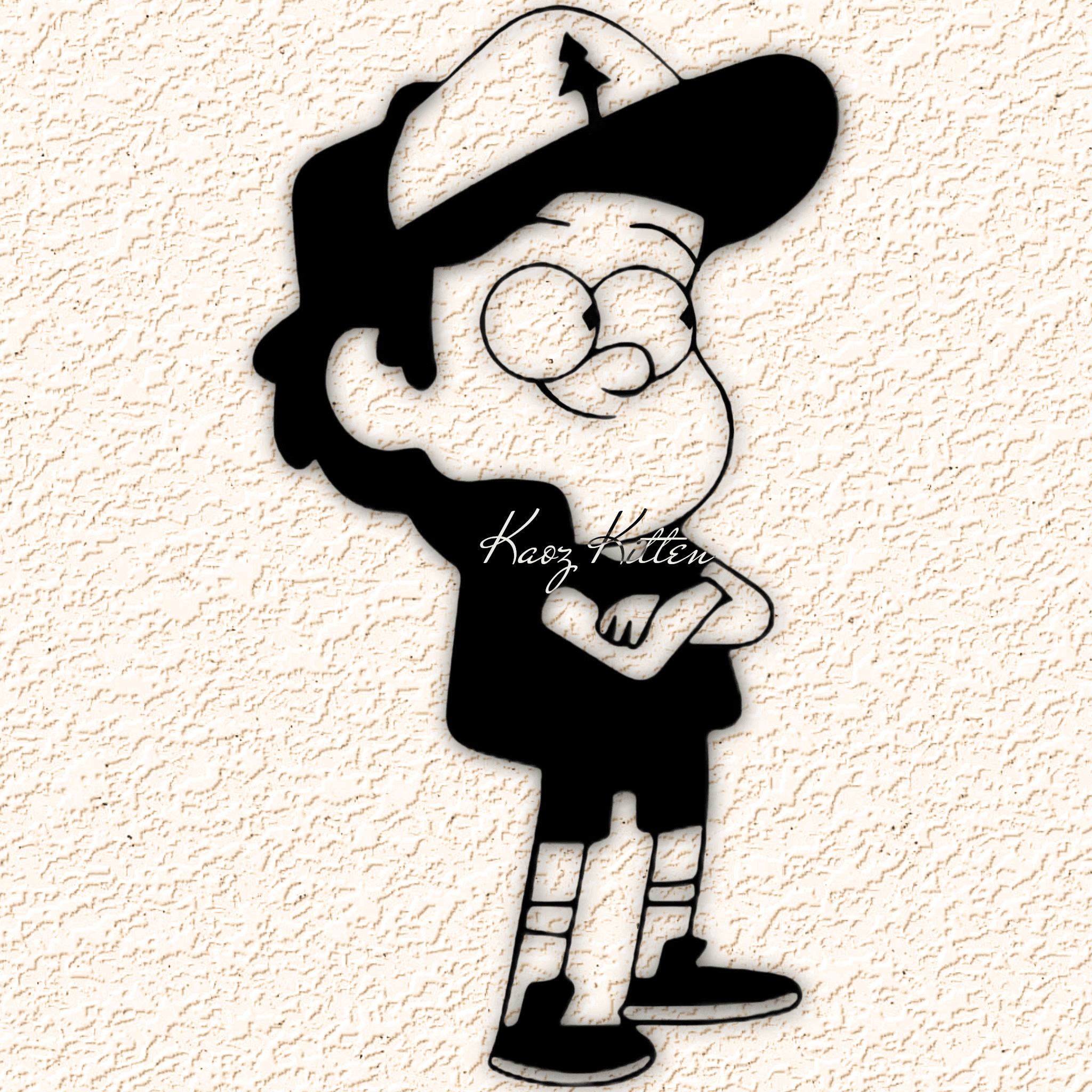 gravity falls 1 wall art home decor 3d model