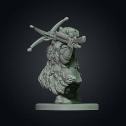 Dwarf Range - Thodrin Stonehearth - D&D Mini 3d model