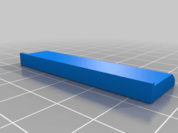 Magnetic Ruler Holder 3d model