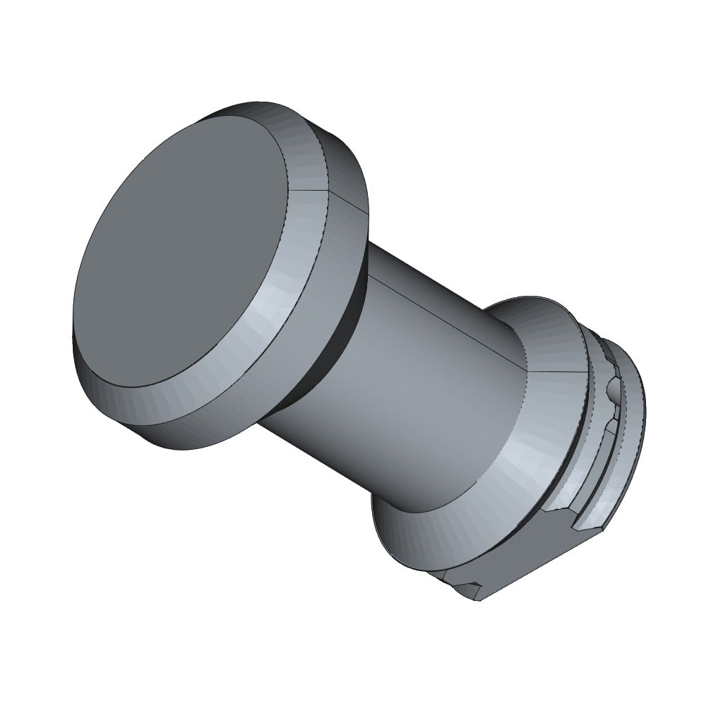 D-LOCK_KNOB.25DX30 3d model